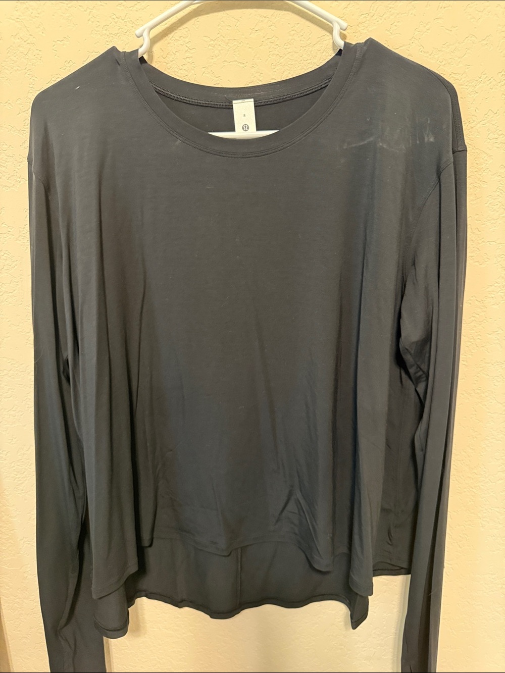 Lululemon Black Long Sleeve Lightweight Top